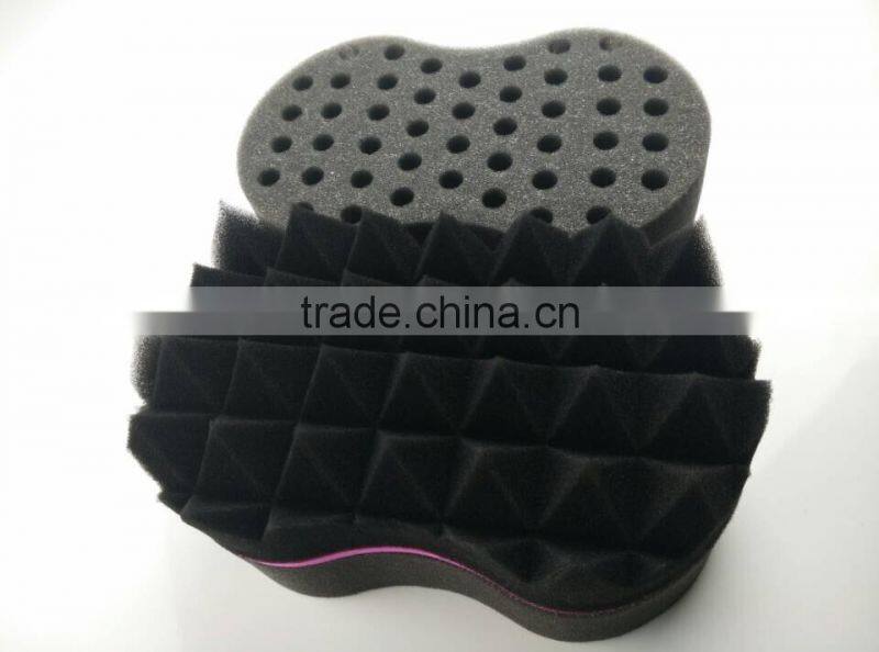 Double Sided Magic Hair Twist Sponge Dreads Twisting Locks Dreadlocks Curl Brush Sponge 46 Holes+taper