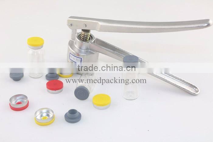 5ml glass clear vial + 20mm vial stopper + 20mm flip off caps + 1pcs 20mm vial crimper