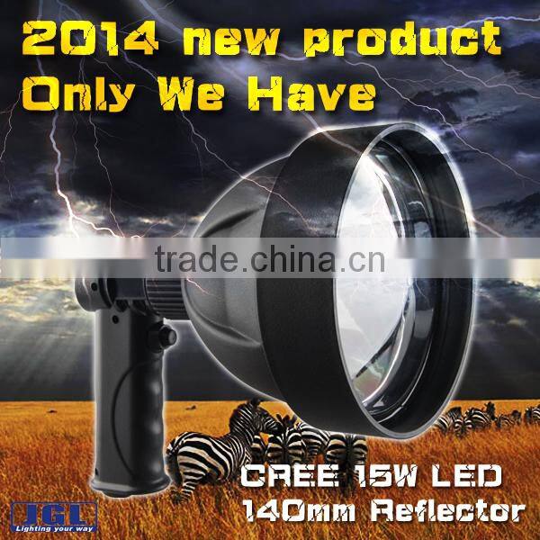 rechargeable outdoor lights ABS Housing handheld spotlight cree 10w led lights