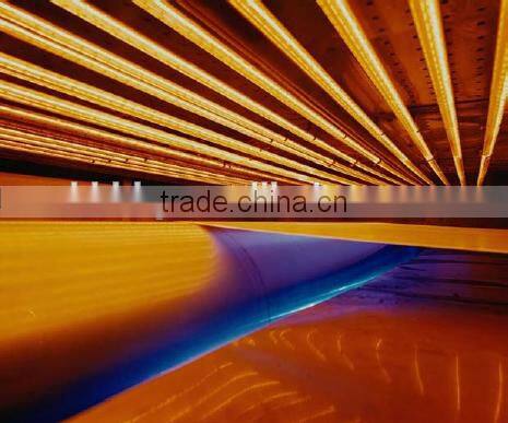 Glass printing type gold coated quartz heater for the conveyor oven