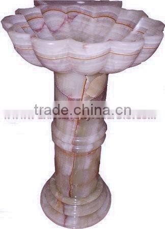 BEST DESGINE ONYX PEDESTALS SINKS AND BASINS