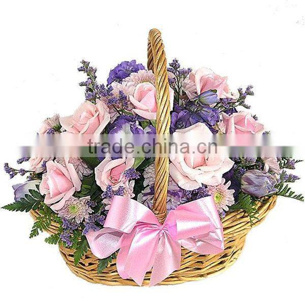 High Quality wicker flower girl basket