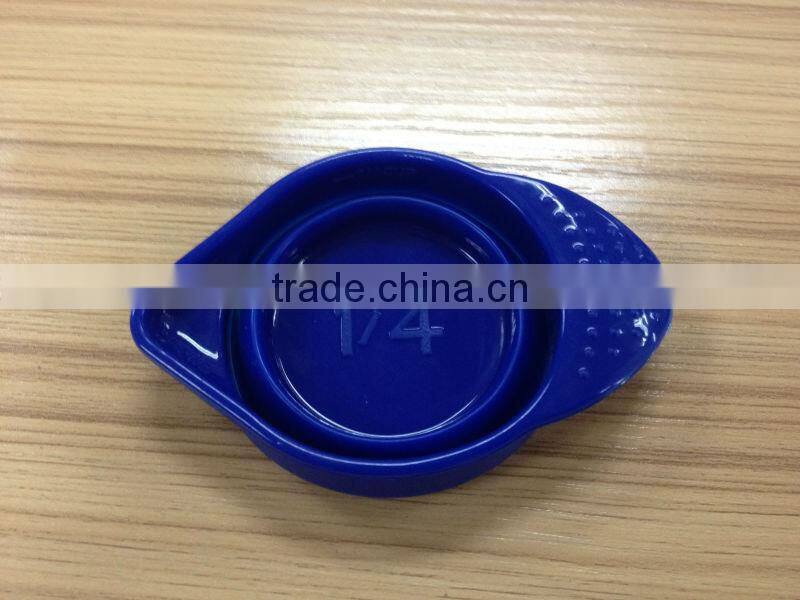 1L,1/2L,1/3L,1/4L Volume Silicone Measuring Cup