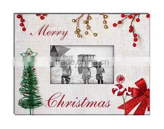 Cheap MDF Wooden Photo Frame for Christmas