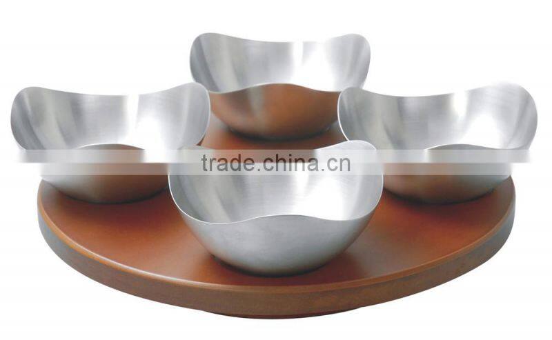 Copper Decorative serving bowl,Copper plated serving bowls, Flower cut dry fruit decorative bowl