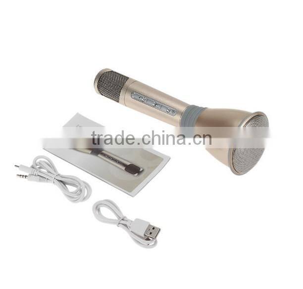 Karaoke Microphone Wireless Bluetooth Speaker