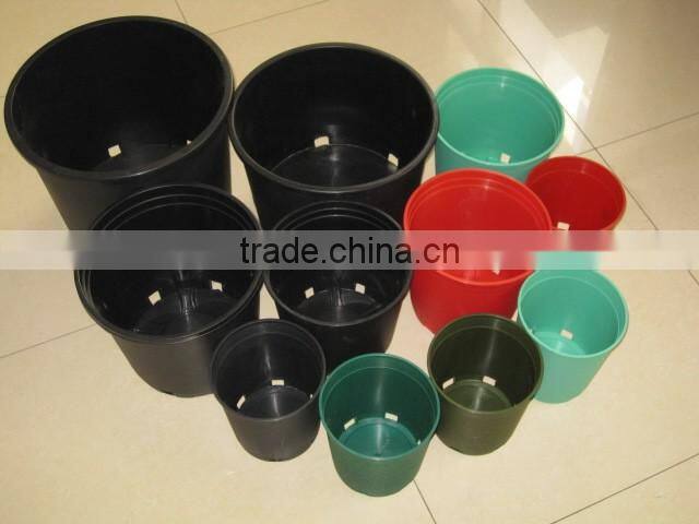 Hot sale Round Plastic Plant Pot / Planter/custom printed flower pots
