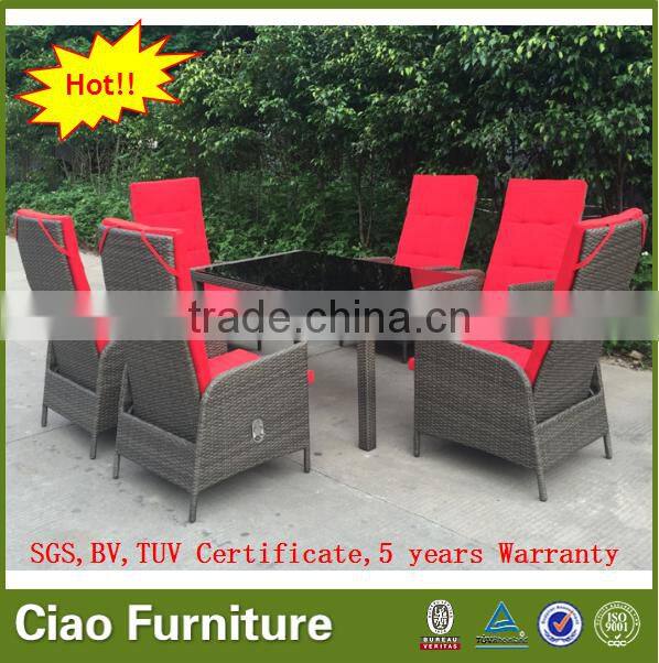 Dining rattan table and chair used dining room furniture for sale