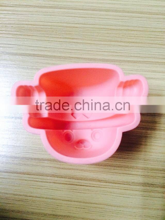 Cartoon shape of non-stick and cheap DIY silicone cake mold