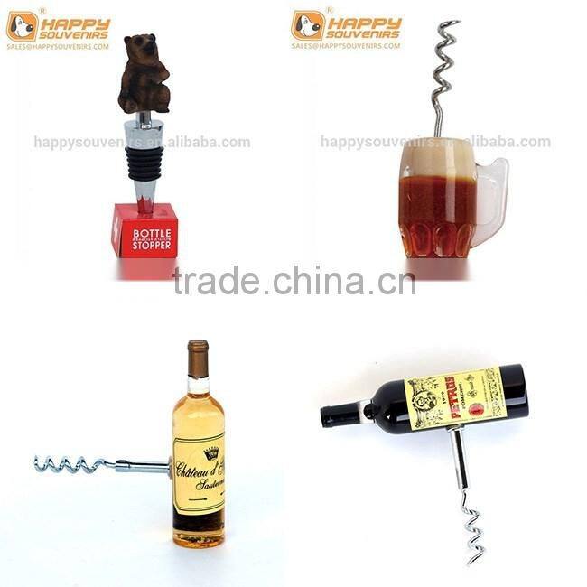 Custom Stainless Steel and Resin Bear Bottle Opener