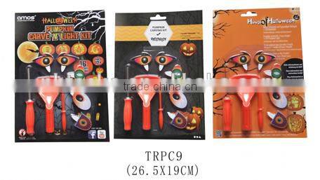 New design Halloween decoration Pumpkin carving 3 tools set