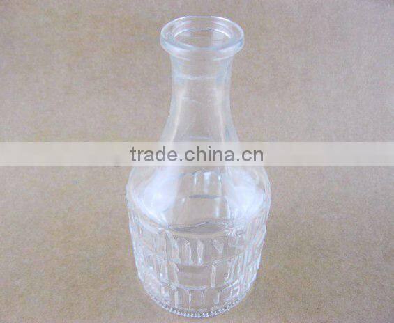 carving glass wine bottle / glassware