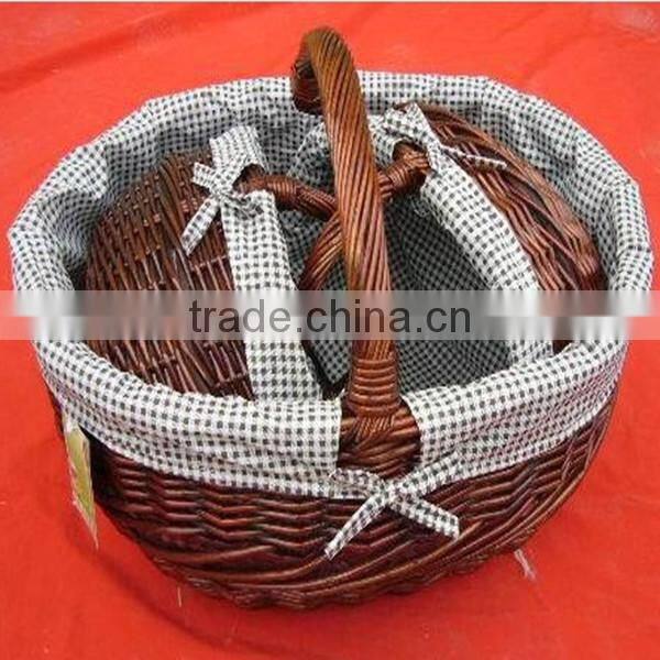 2016 new design cheap handmade small shopping basket