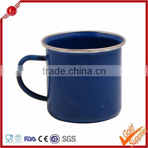Enamelware mugs for drinking coffee