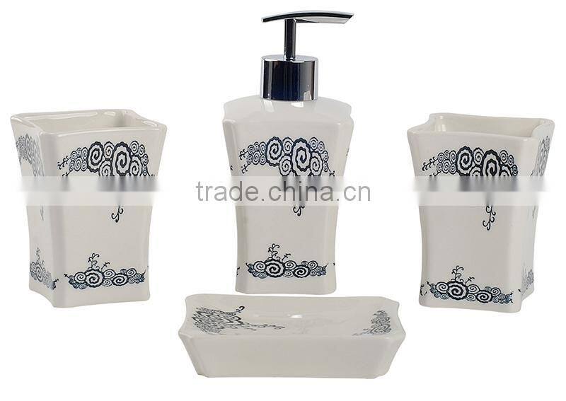 Antique Rectangular Ceramic Bathroom/washroom accessories