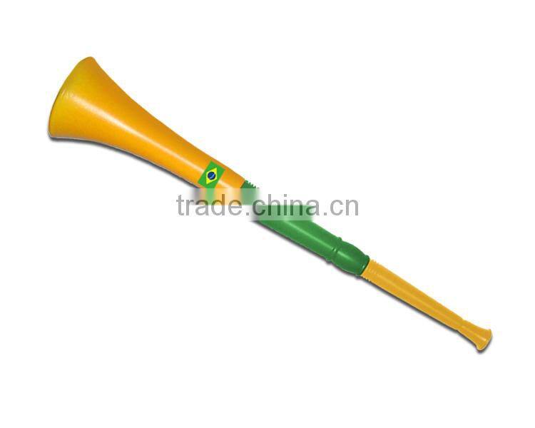 3 sections vuvuzela plastic cheerleading horn