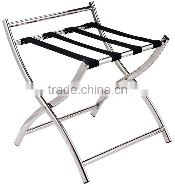 High quality stainless steel luggage rack for bedroom