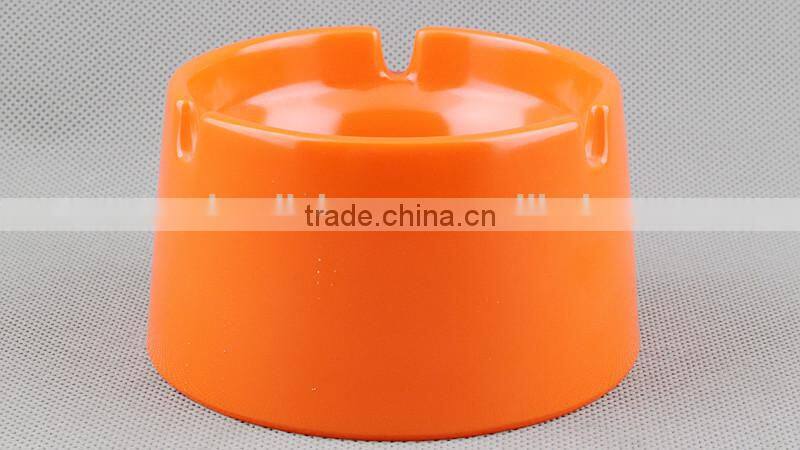 Melamine Round Ashtray with logo orange color
