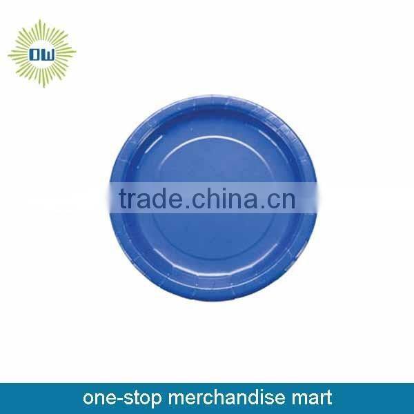 Pick Your Color Party Item Round Plate