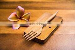 Natural bamboo table forks for family,restaurant&bar use, fruit or desert mini forks