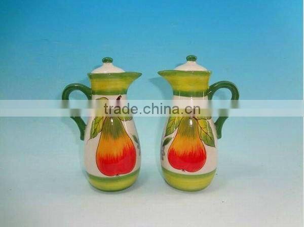 beautiful ceramic vinegar/ oil /sauce /bottle