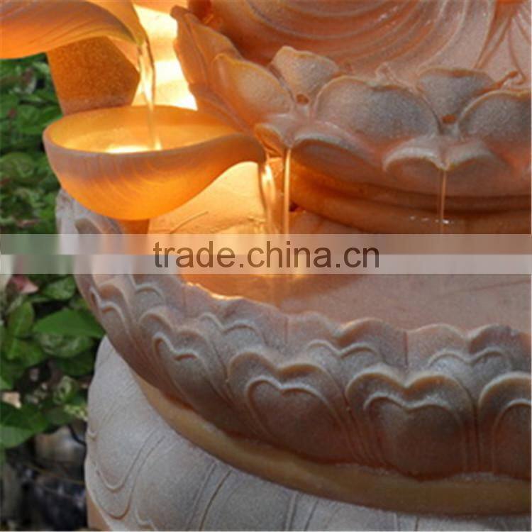 cheap price table top small waterfall fountain buddha water fountain indoor