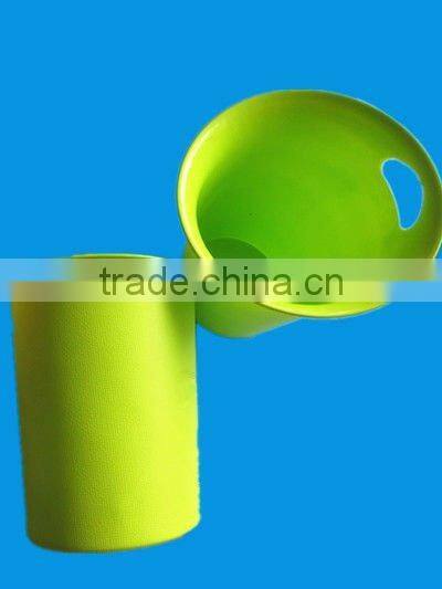 209275 COLORFUL PLASTIC GARBAGE CAN WITH HOLDER