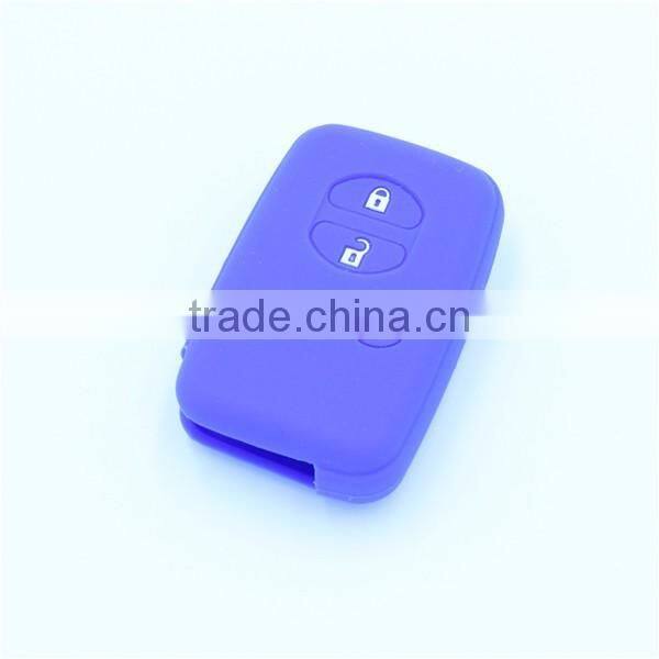 Silicone 3 Buttons Car Remote Fob Shell Key Holder Case Skin Cover for Toyota Land Cruiser Prado(2010) Camry Highlander Prado
