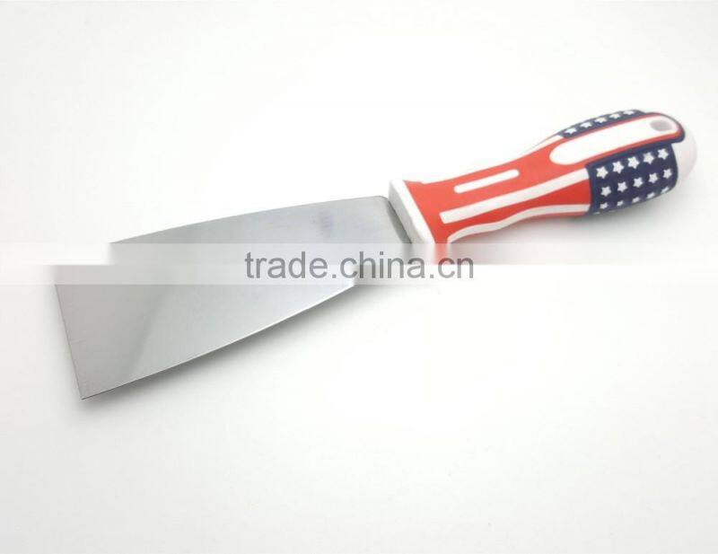 2016 New arrival American flag handle Carbon steel blade putty knife
