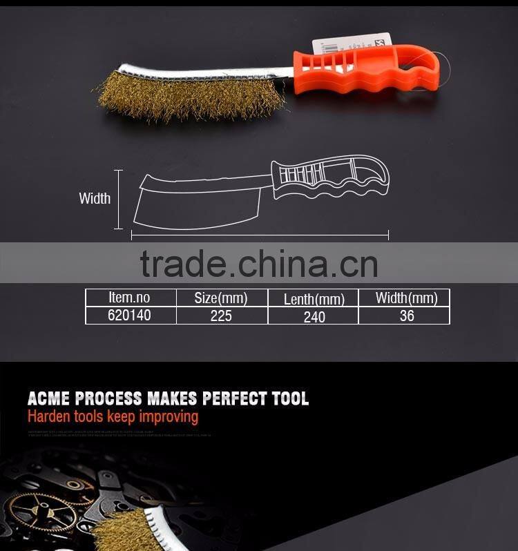 Plastic Handle Copper Wire Brush