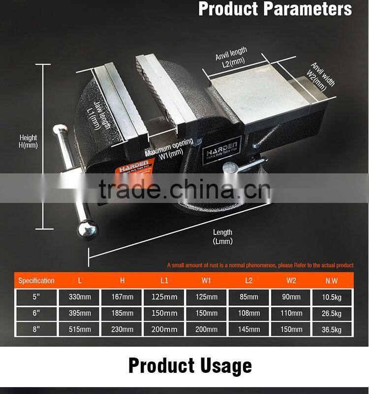 Professional Heavy Duty Alloy Steel Table Vice
