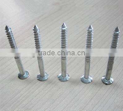 Flat head zinc-coat galvanized wood screw,fastener series