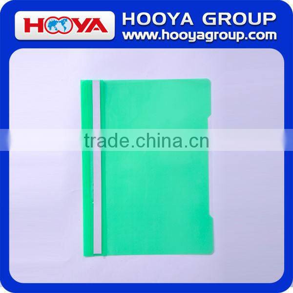 wholesale promotional cheap stationery transparent plastic A4 paper file