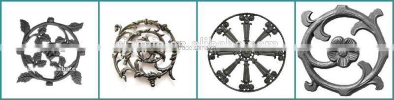 metal fence decoration