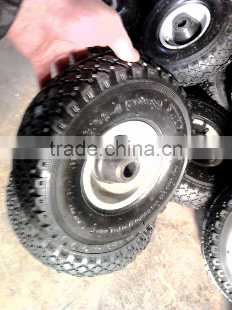 Metal rim wheel 3.00-4(260x85) with plastic hub