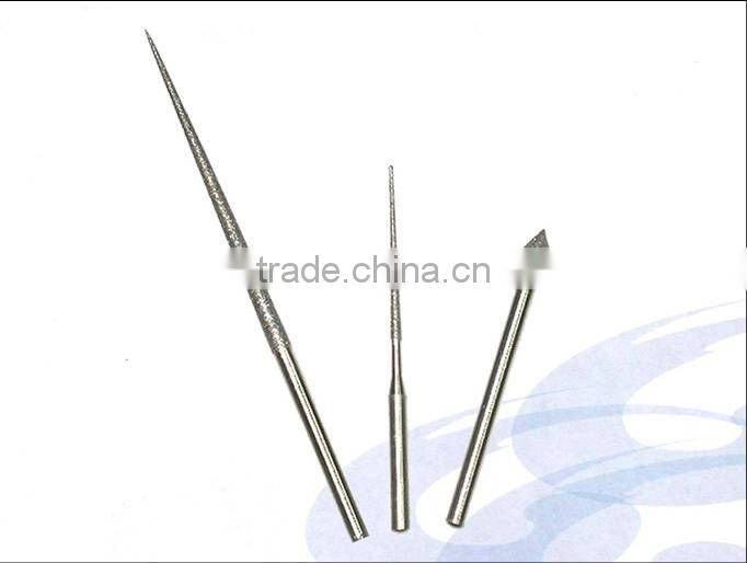 3mm SHANK HIGH CARBON STEEL BODY DIAMOND WHEEL POINT BIT SET