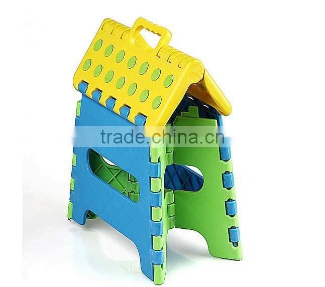 E-Z Fold sturdy folding step stool step chair for children 19 height