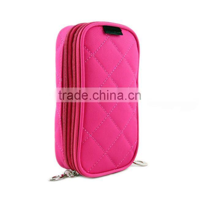 Fashion Custom Zipper Pencil Bag With Cpmmpartment