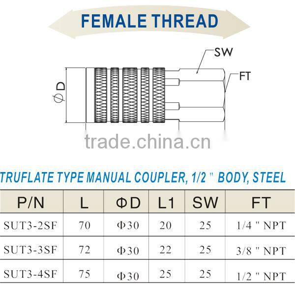 Alibaba Made In China Fittings Pneumatic SUT3-2SF
