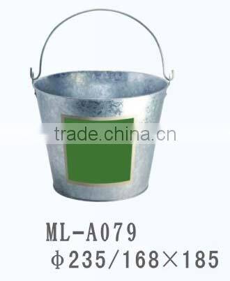 Metal Tin Ice Bucket