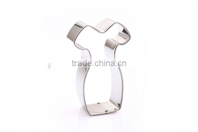 Dress Design Stainless steel Cookie Cake Mold Baking Tools
