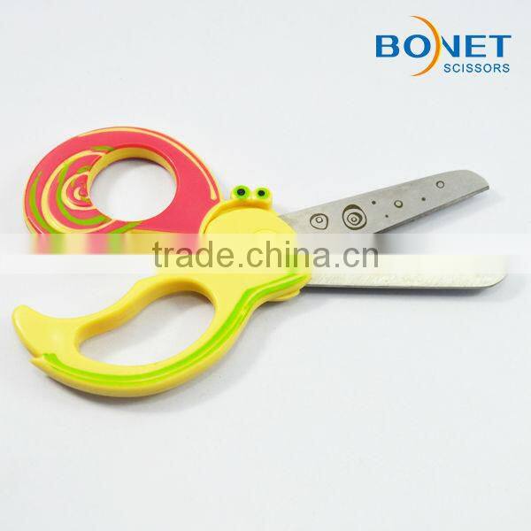 SSC0021 5-1/4" snail pattern children cartoon animal handle scissors