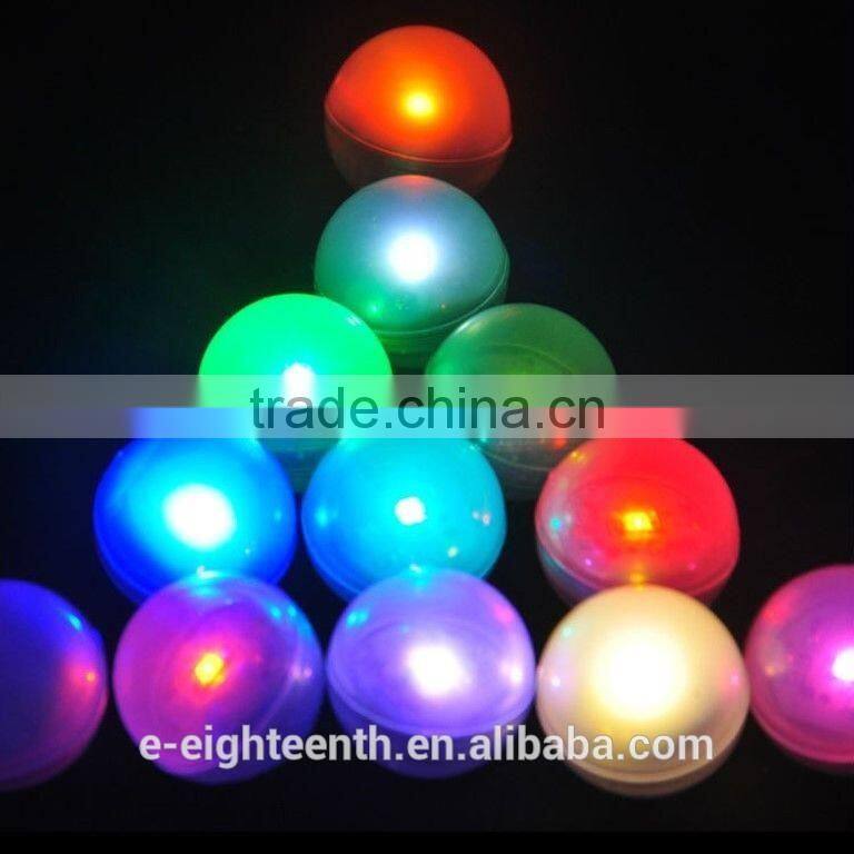 2016 New Round Led RGB Flash Ball Lamps Balloon Lights for Lantern Christmas Wedding Party Decoration