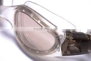 Lightweight silicone anti uv quick adjust swimming goggle