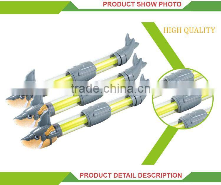 Hot sale plastic shark water gun tube toy for children