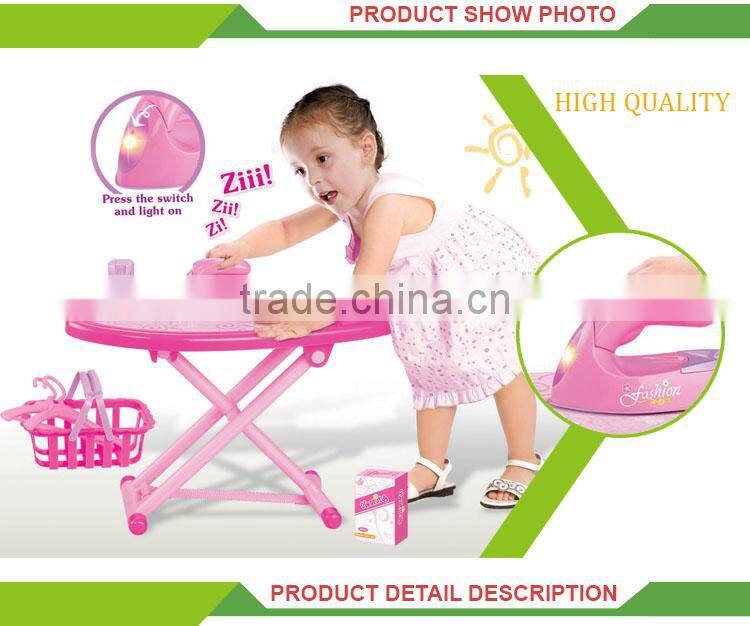 Best sale girl pretend little electric toy funny ironing board covers