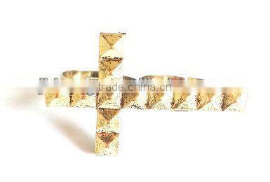 Cute Simple guileless cross Alloy ring