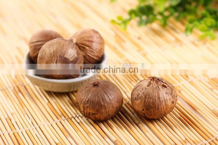 2016 hot sale organic snack fermented china black garlic single bulb