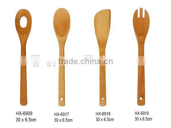 high quality kitchen bamboo utensil set