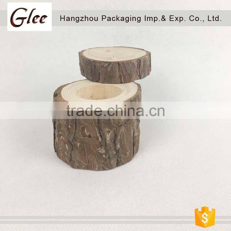 home decoration eco-friendly wood candle holder stand